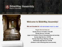 Tablet Screenshot of biblewayfoley.com